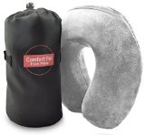 The New Comfort Pal Travel Neck Pillow - 50 Off Today -The Best Travel Pillow For Airplane Bus Train Car or Home Use - Memory Foam Neck Pillow Includes Microfiber Pillowcase and Bag - Neck Pillow for Travel MOLDS To Your Body - 5 Year Guarantee