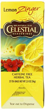 Celestial Seasonings Lemon Zinger Tea, 25 Count