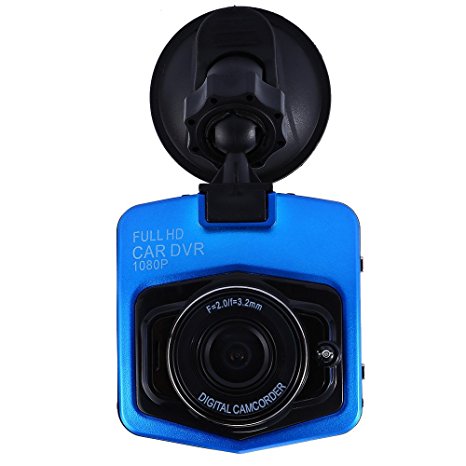 AutoLover® Mini Car DVR Camera Full HD 1080P DCR Detector Recorder Camcorder Parking Recorder Dash Cam Video G-sensor Night Vision (Blue)