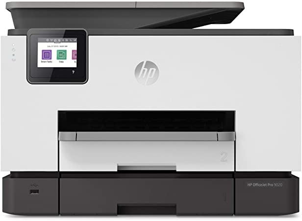 HP OfficeJet Pro 9020 All-in-One Wireless Printer, with Smart Tasks & Advanced Scan Solutions for Smart Office Productivity (1MR78A)