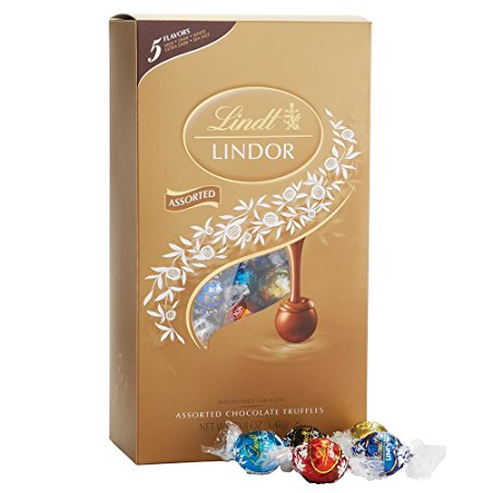 Lindor Assorted Chocolate Box, 120 Truffles, 50.8 Ounce