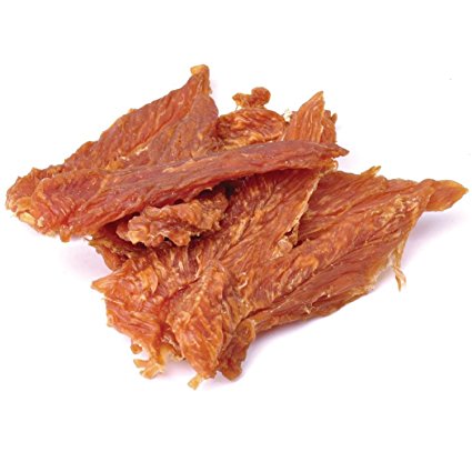 Raw Paws Pet Premium Chicken Jerky Treats for Dogs - 100% All Natural - Packed in the USA