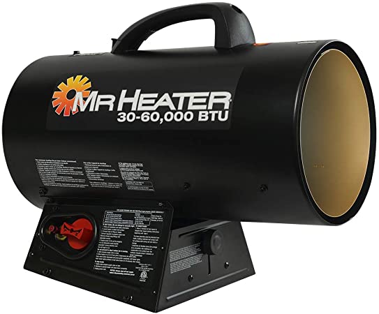 Mr. Heater F271370 MH60QFAV 60,000 BTU Portable Propane Forced Air Heater