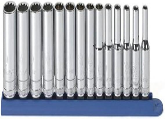 Gearwrench 3/8-inch Drive 12 Point Deep Metric Socket 14-Pieces Set