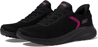 Skechers Women's Hands Free Slip-ins Bobs Squad Chaos-Stroke of Luck Sneaker