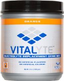 Vitalyte Natural Electrolyte Replacement Powder Sports Drink Mix 80 Servings Per Jar Orange