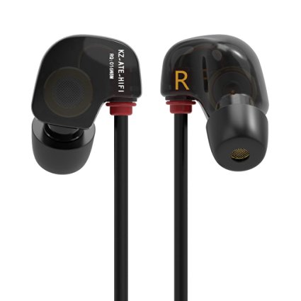 KZ ATE S Hi-Fi IEM Sports Headphones with Super Bass and Noise Isolating, Standard Edition