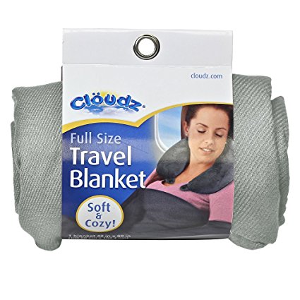 Cloudz Compact Travel Blanket - Charcoal