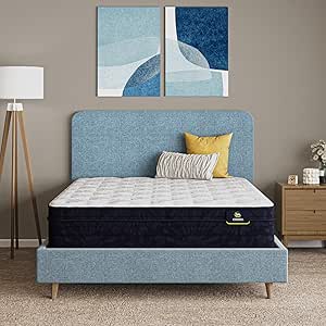 Serta Classic Clarks Hill 2.0, Plush Euro Top 12.5" King Mattress, Zoned Support, Cooling, Breathable and Pressure Relieving - 100 Night Trial, CertiPUR-US Certified