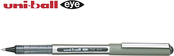 Uni-Ball - UB-157 Liquid Ink Rollerball Pens - 0.7mm Nib - Blue Ink - Pack of 5