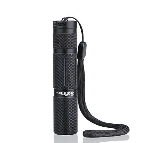 Pocket LED Flashlight Torch AA EDC Pocket Light Water Resistant Ultra Bright With 3 Modes 400/60/0.5 Firefly LM, Powered by One AA or 14500 Battery Not Included