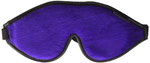 Dream Essentials Escape Luxury Travel and Sleep Mask with Earplugs and Carry Pouch Purple