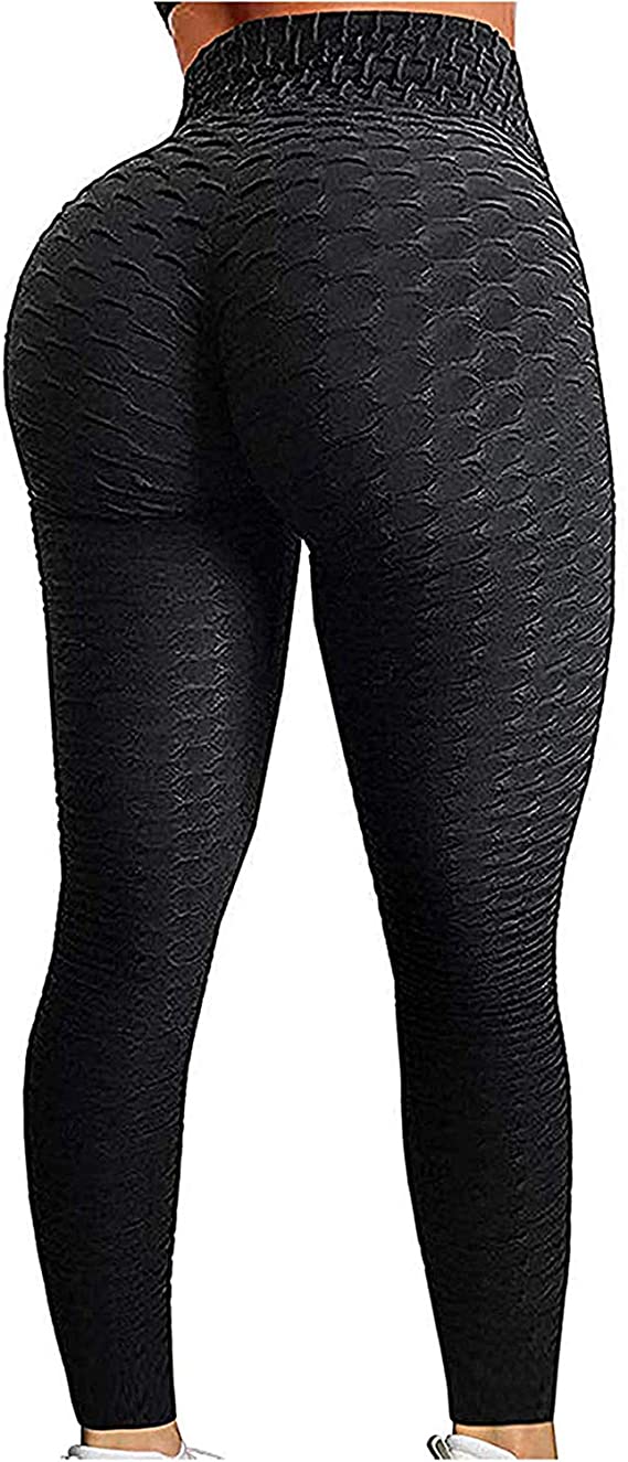 YOFIT Women Ruched Butt Lift Yoga Pants Leggings High Waist Tummy Control Tights