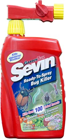 Sevin Bug Killer With Hose End Bottle Multiple Insects Rtu Carbaryl 32 Oz