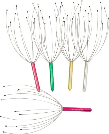 Head Neck Scalp Massager | Pack of 5 | Colors Vary| Supports Deep Relaxation, Perfect For Everyone! | Seeking Health