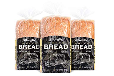 O'Dough Gluten Free White Bread Loaf, 24.7 Ounce [3 Packs]