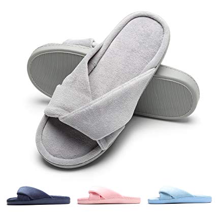 Women's Slippers Comfort Cozy Velvet Memory Foam Slippers Cute Home House Slippers