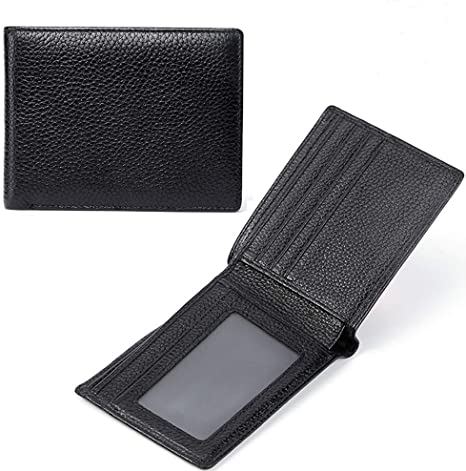 Slim Wallet for Men Leather Minimalist Leather Wallet