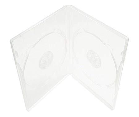 mediaxpo Brand 100 Standard Super Clear Double DVD Cases