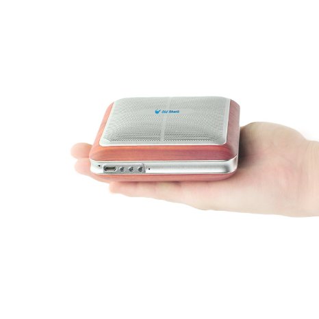 Oldshark Touch Screen 26W Bluetooth Speaker Player Portable Mini Cube Vibration Speaker Phone Hands-Free Black