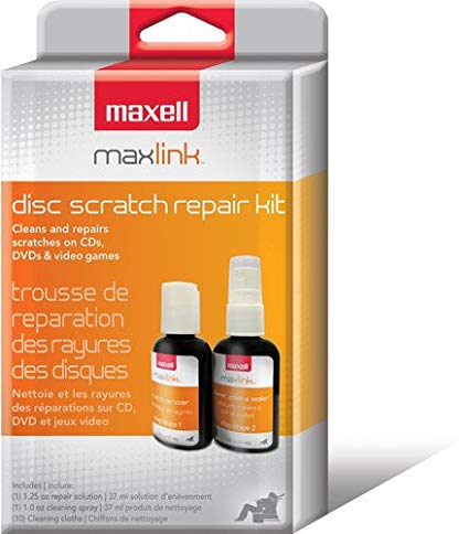 Maxell 190041 Disc Scratch And Repair Kit