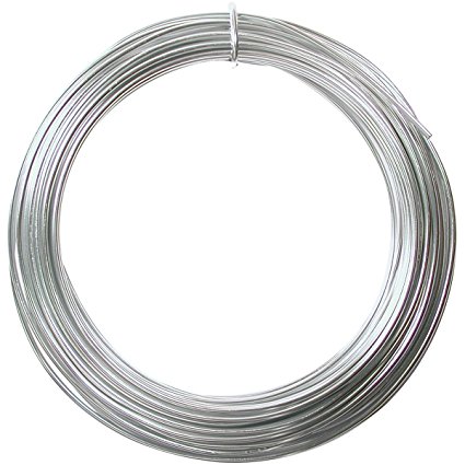 Aluminum Wire 12 Gauge 39' Coil-Silver