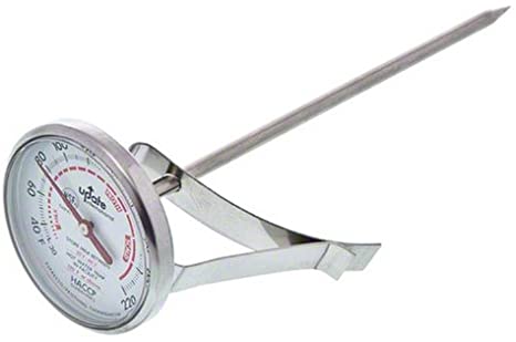 Update International 5 1/2"-Long Dial Frothing Thermometer
