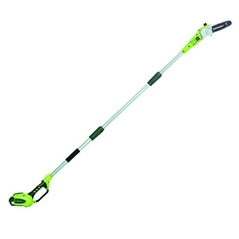 Greenworks 8.5' 40V Cordless Pole Saw, 2.0 AH Battery Included 20672