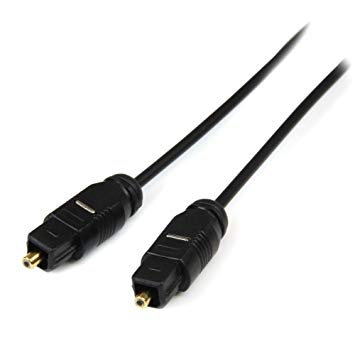 StarTech.com THINTOS10 Toslink Digital Optical SPDIF Audio Cable, 10-Feet