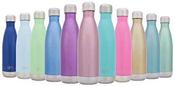 Simple Modern Vacuum Insulated Stainless Steel Wave Bottle, 17 Ounces