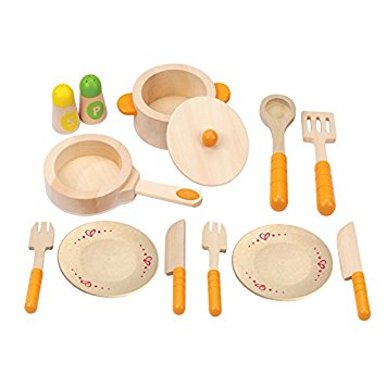 Hape - Playfully Delicious - Gourmet Kitchen Starter Wooden Play Set