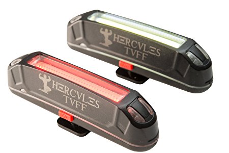 LED Bike Lights Set Combo Headlight And Taillight USB Rechargeable for Bicycle