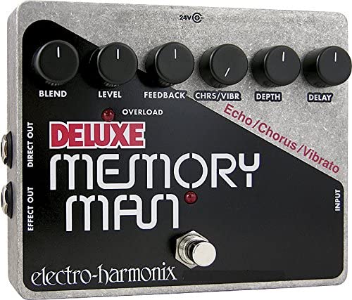 Electro-Harmonix Deluxe Memory Man Analogue Delay Pedal XO