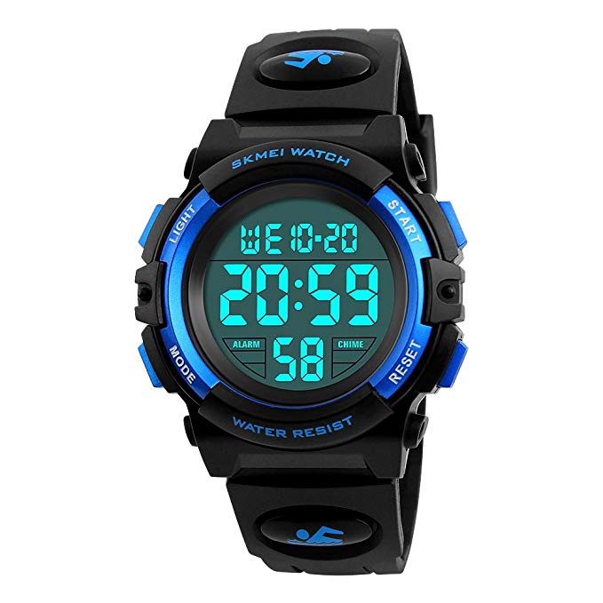 Kid's Digital Watch Outdoor Sports 50M Waterproof Electronic Watches Alarm Clock 12/24 H Stopwatch Calendar Boy Girl Wristwatch