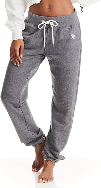 U.S. Polo Assn. Womens Sweatpants with Pockets, French Terry Sweat Pants for Women, Cute Joggers for Women