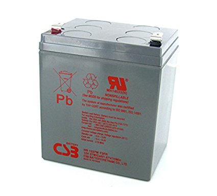 CSB Battery HR1227WF2 FR - Home Alarm Battery (for AT&T Digital Life Controller)