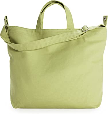 Horizontal Zip Duck Bag - Pistachio