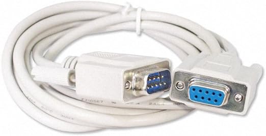 YCS basics 6 Foot DB9 9 Pin Serial / RS232 Male/Female Extension Cable
