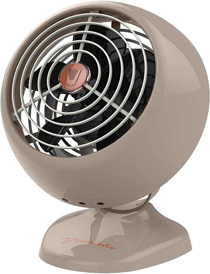 Vornado Vfan Mini Classic Personal Vintage Air Circulator Fan, Taupe