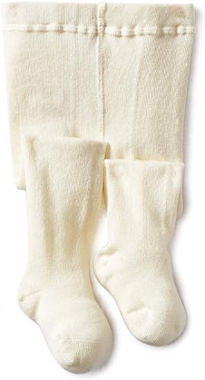 Jefferies Socks Baby Girls' Seamless Organic Cotton Tights