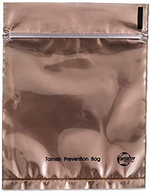 Anti-Tarnish Zip Top Bag for Jewelry 4" x 4" (Package of 10)