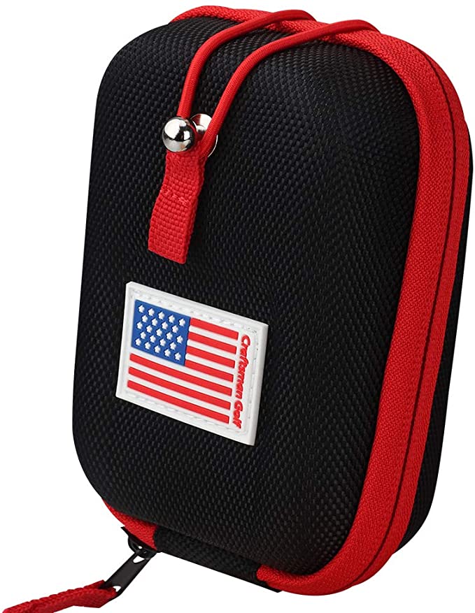 USA Flag Golf Range Finder Bag Hard Case for Tectectec Callaway and Other Most Brands