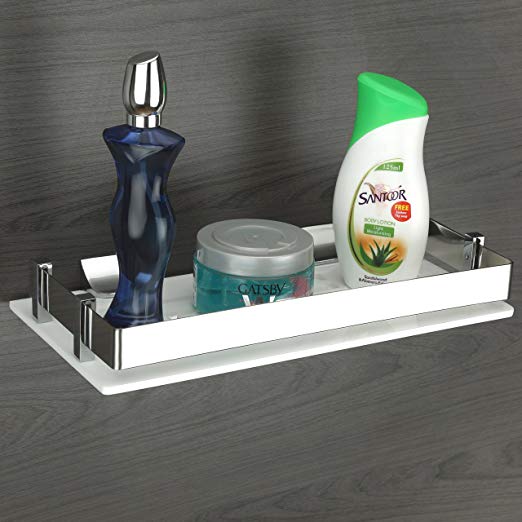 Primax Multipurpose Bathroom Shelf Wall Mount/Kitchen Shelf/Perfume Rack/Acrylic Bathroom Accessories (15 X 6 Inch)