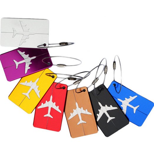Travel Luggage Tags Suitcase Luggage Bag Tags, Travel ID Bag Tag Airlines Baggage Labels Pack of 7