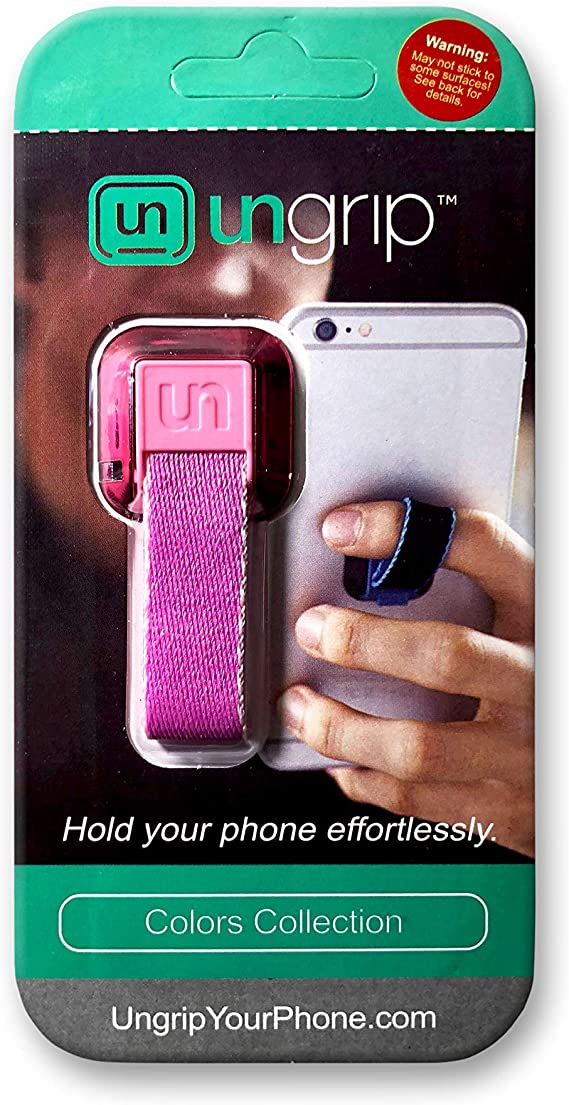 Ungrip Phone Strap, The Best Way to Get a Grip On The Device You Love, for Phones/Tablets
