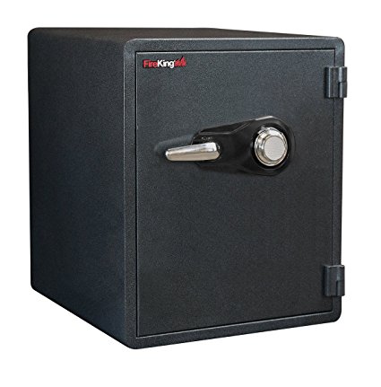 FireKing KY1915-1GRCL Business Class 1-Hour Rated Fire Safe Combination Dial Lock, MagPROOF Anti-Magnet Tamperproof, Water Resistant, 24" Height, 21" Wide, 19" Length, Metal, Black