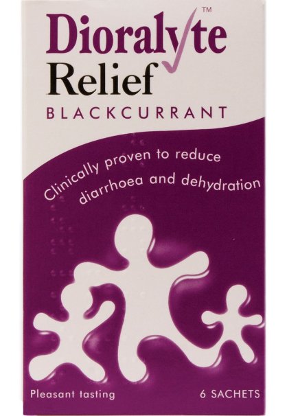 Dioralyte Supplement Replacement of Lost Body Water & Salts Sachets - Blackcurrant Flavour - 6 Sachets
