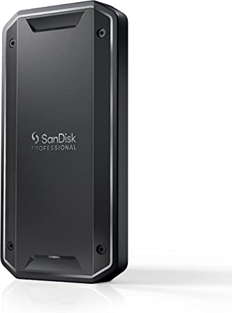 SanDisk Professional 1TB PRO-G40 SSD up to 2700MB/s, External Solid State Drive, Thunderbolt 3 (40Gbps), USB-C (10Gbps) Ultra-rugged IP68 dust/water resistance