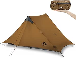 Night Cat Ultralight Tent 1 Person for Professional Backpacker Hiker 2 LBS Only Lanshan Backpacking Bivvy Ground Tent Heavy Rain Waterproof Trekking Pole Not Included