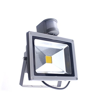 RPGT® 10W/20W/30W/50W SMD LED Security Floodlights Flood Lights Spotlight Warm White With PIR Sensor Box (10W)